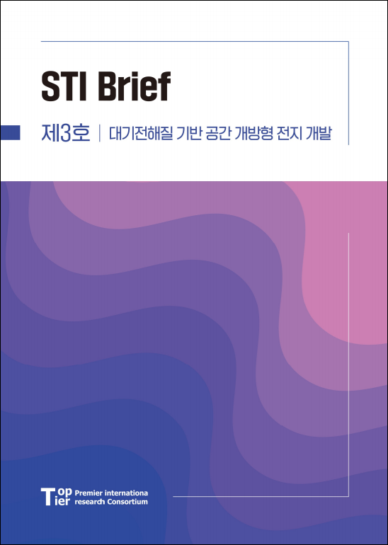 대기전해질 기반 공간 개방형 전지 개발